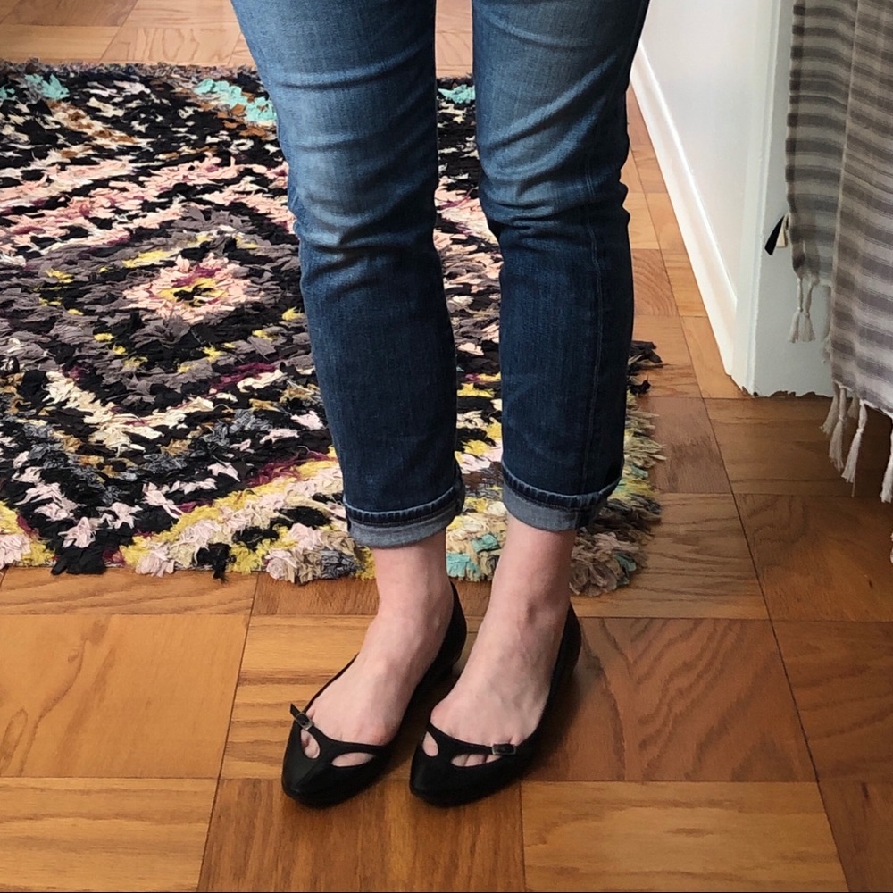 Belle by Sigerson Morrison black flats, Sz 6